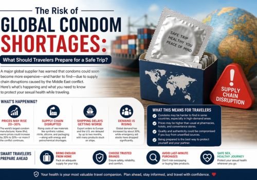 Global condom shortage affecting travel safety – condom supply disruption and essential travel preparation for safe trips